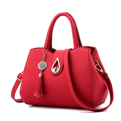 SMOOZA Luxury Designer Women Handbag with Tassel