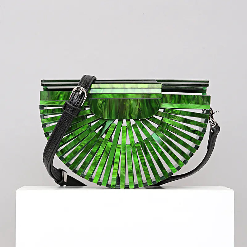 Hollow Handbag and Fashion Bamboo Basket Beach Bag