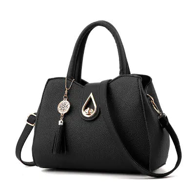 SMOOZA Luxury Designer Women Handbag with Tassel