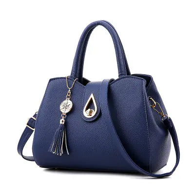 SMOOZA Luxury Designer Women Handbag with Tassel