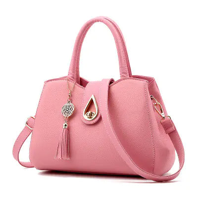 SMOOZA Luxury Designer Women Handbag with Tassel