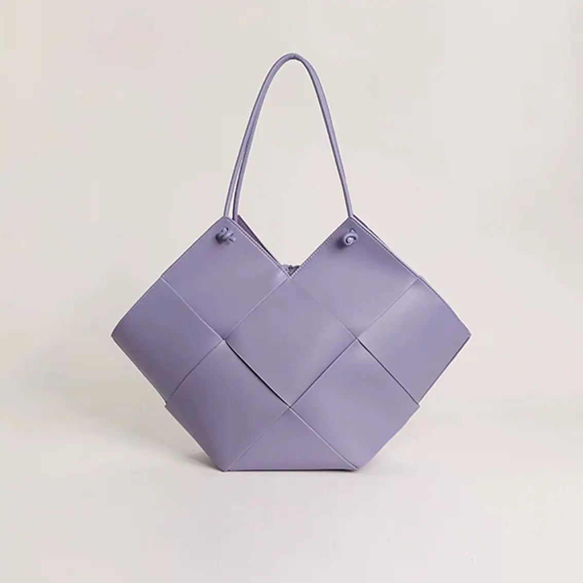Trendy Luxury Genuine Woven Soft Leather Handbag