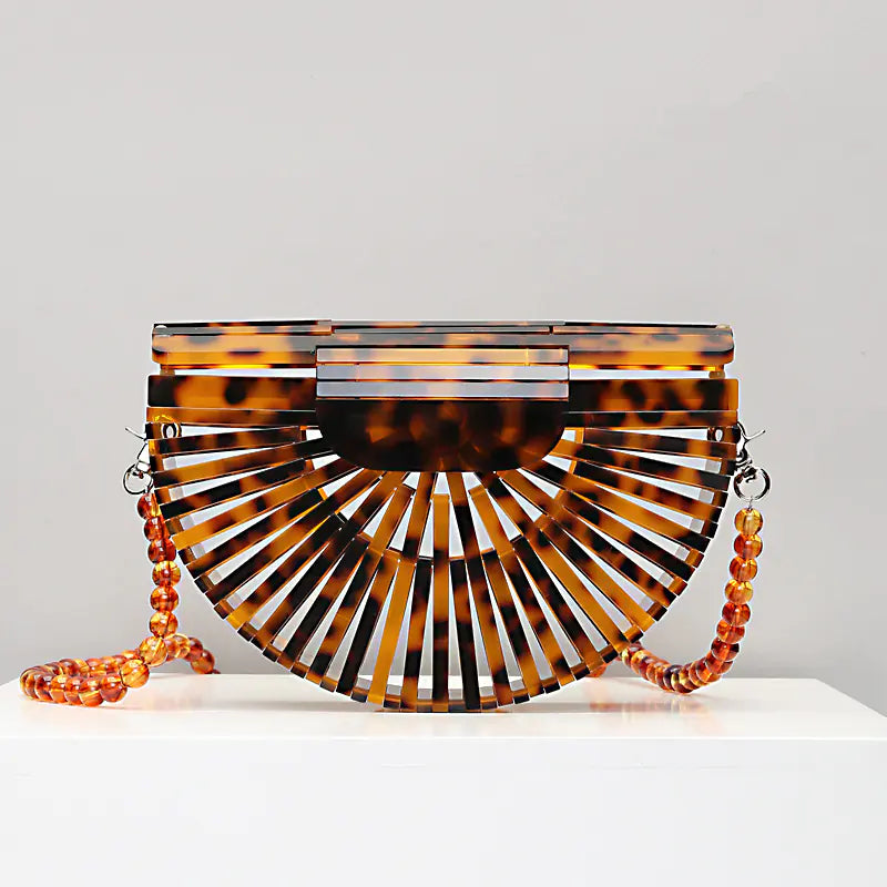 Hollow Handbag and Fashion Bamboo Basket Beach Bag