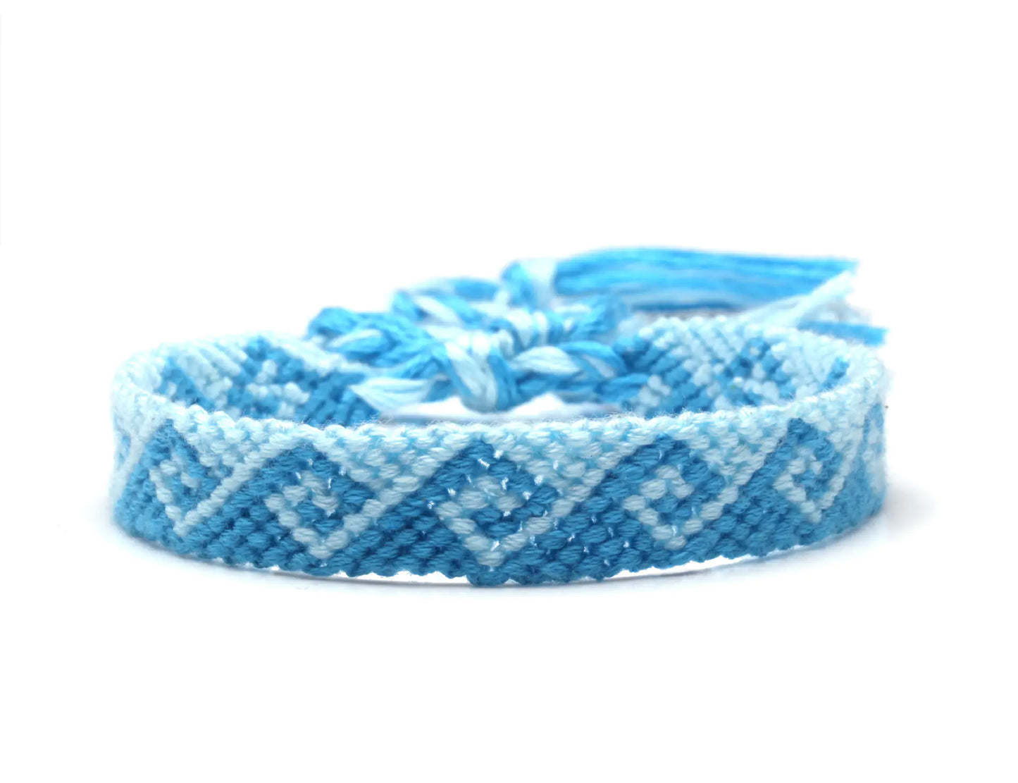 Boho Embroidered Friendship Bracelet - Unisex Beach Jewelry