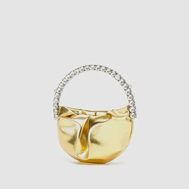 Luxury Round Clutch Handbag for Evening Events