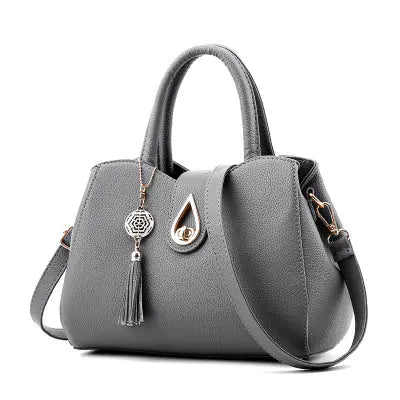 SMOOZA Luxury Designer Women Handbag with Tassel
