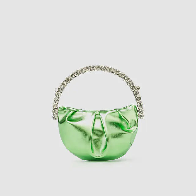 Luxury Round Clutch Handbag for Evening Events