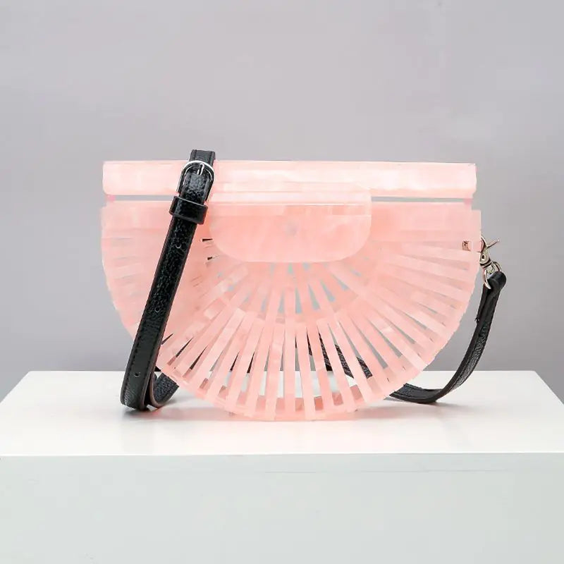 Hollow Handbag and Fashion Bamboo Basket Beach Bag