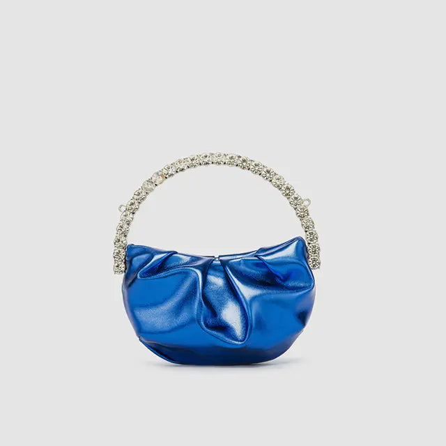 Luxury Round Clutch Handbag for Evening Events
