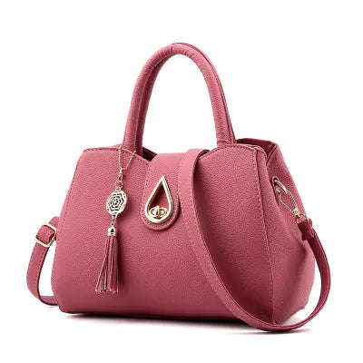 SMOOZA Luxury Designer Women Handbag with Tassel