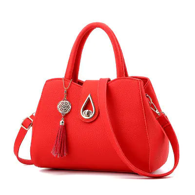 SMOOZA Luxury Designer Women Handbag with Tassel