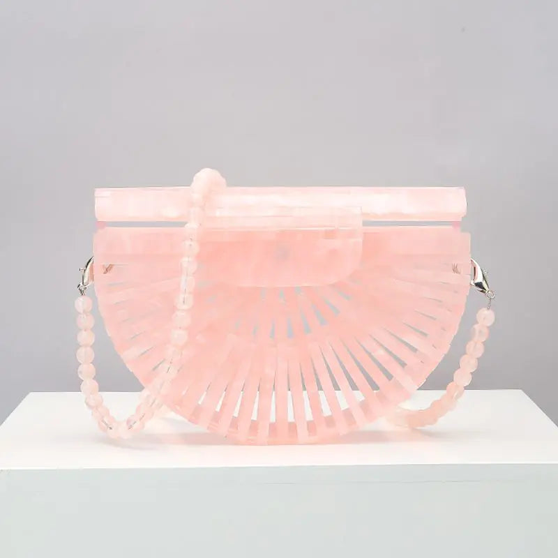 Hollow Handbag and Fashion Bamboo Basket Beach Bag