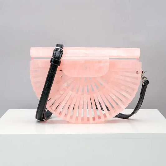Hollow Handbag and Fashion Bamboo Basket Beach Bag