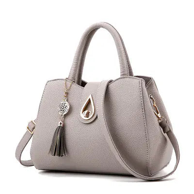 SMOOZA Luxury Designer Women Handbag with Tassel