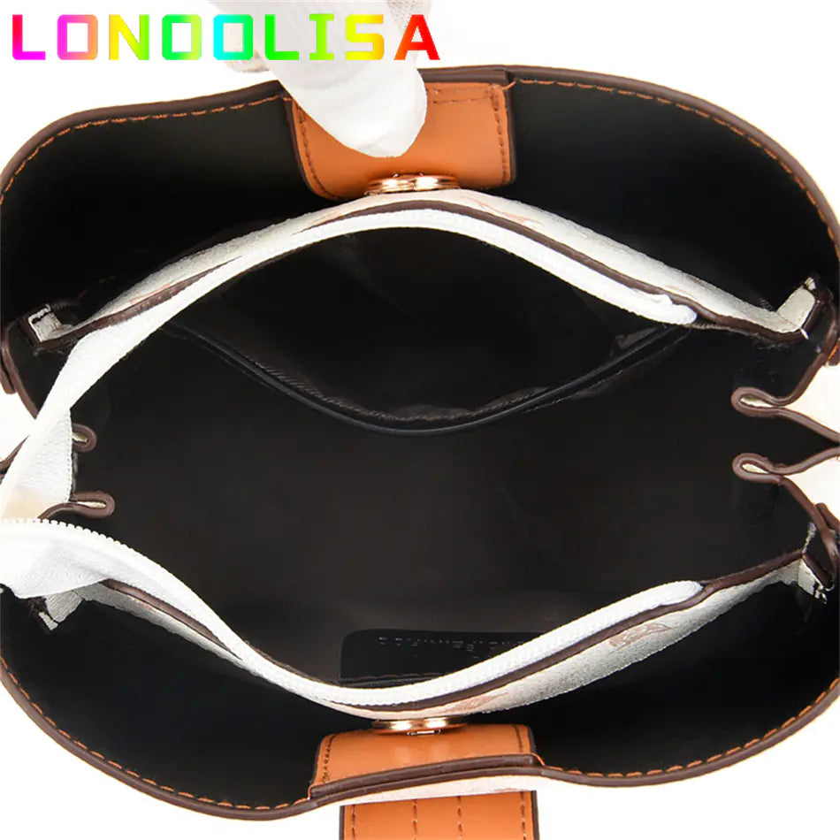 Luxury Cowhide Leather Handbag - Large Capacity Tote