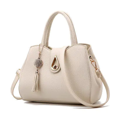 SMOOZA Luxury Designer Women Handbag with Tassel