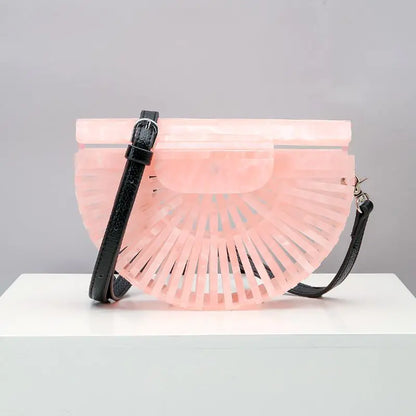 Hollow Handbag and Fashion Bamboo Basket Beach Bag