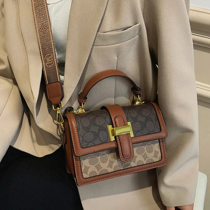 Luxury Pattern Retro Style Handbag for Ladies