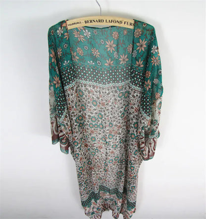 Plus Size Chiffon Beach Cover-Up Dress for Women