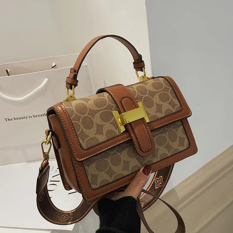Luxury Pattern Retro Style Handbag for Ladies