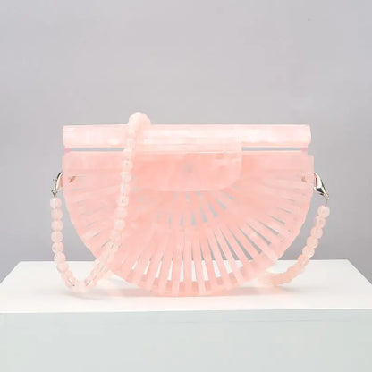 Hollow Handbag and Fashion Bamboo Basket Beach Bag