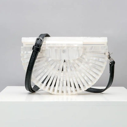 Hollow Handbag and Fashion Bamboo Basket Beach Bag